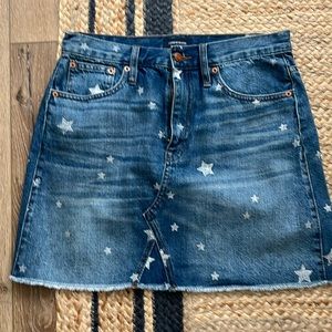 J.Crew Denim Miniskirt